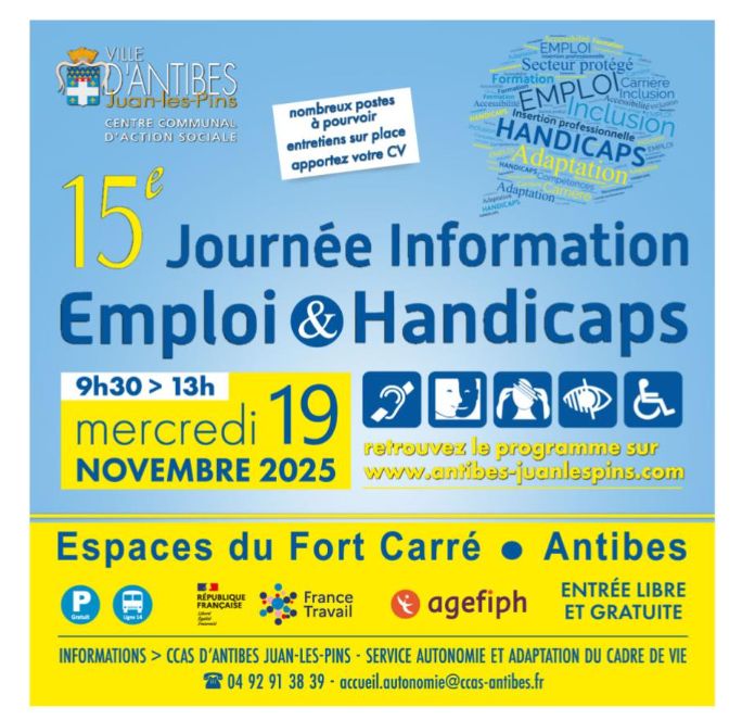 Journée Emploi & Handicap à Antibes